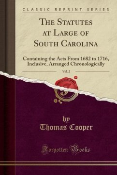 The Statutes at Large of South Carolina, Vol. 2