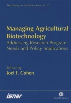 Managing Agricultural Biotechnology - Cohen, Joel I