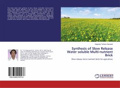 Synthesis of Slow Release Water soluble Multi-nutrient Brick