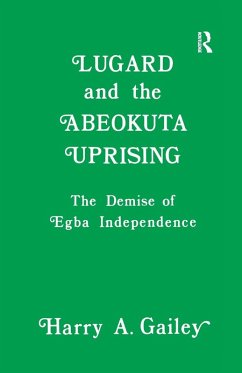 Cover Lugard and the Abeokuta Uprising