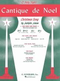 Cantique de Noel (O Holy Night): Medium High Voice (D-Flat) and Piano