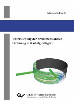 Untersuchung der dreidimensionalen Strömung in Radialgleitlagern - Schmidt, Marcus