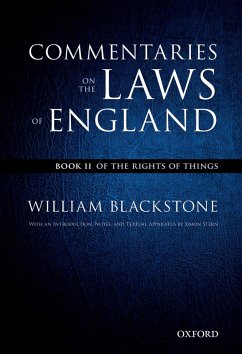 The Oxford Edition of Blackstone's: Commentaries on the Laws of England (eBook, ePUB) - Blackstone, William