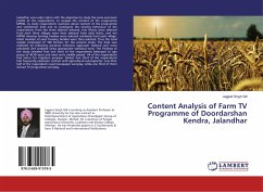 Content Analysis of Farm TV Programme of Doordarshan Kendra, Jalandhar - Gill, Jagjeet Singh