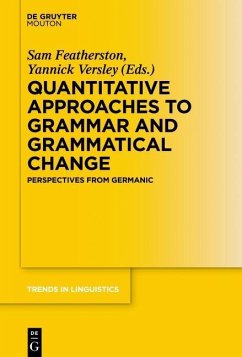 Cover Quantitative Approaches to Grammar and Grammatical Change (eBook, PDF)