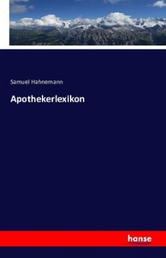 Apothekerlexikon - Hahnemann, Samuel