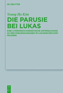 Die Parusie bei Lukas (eBook, ePUB) - Kim, Young Ho