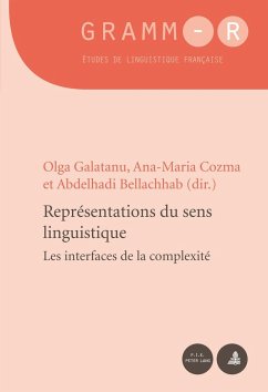 Représentations du sens linguistique