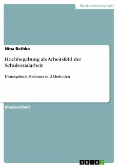 Hochbegabung als Arbeitsfeld der Schulsozialarbeit - Bethke, Nina