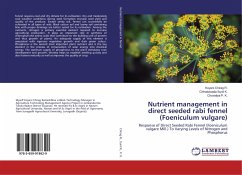 Nutrient management in direct seeded rabi fennel (Foeniculum vulgare)