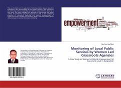 Monitoring of Local Public Services by Women Led Grassroots Agencies