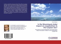 Is the Mnemiopsis leidyi impact on zooplankton in the Caspian Sea?