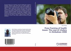 Press Framing of health issues: The case of cholera in Zimbabwe 2008 - Pindayi, Brian