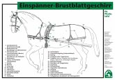 Einspänner-Brustblattgeschirr, Tafel / FN-Pferdetafeln