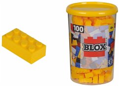 Cover Simba 104118898 - Blox Steine in Dose, Konstruktionsspielzeug, 100, gelb