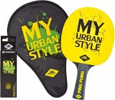 Donic-Schildkröt 788485 - Tischtennis-Set My Urban Style, Geschenkset, 1 Schläger, 3 Bälle, Schlägerhülle