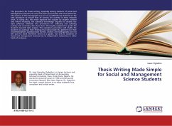 Thesis Writing Made Simple for Social and Management Science Students