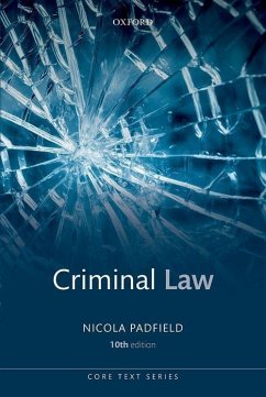 Criminal Law - Padfield, Nicola (Bencher of the Middle Temple; Reader in Criminal a