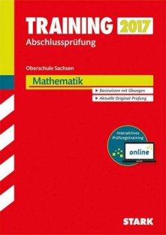Cover Training Abschlussprüfung 2017 - Realschulabschluss Sachsen - Mathematik inkl. Online-Prüfungstraining