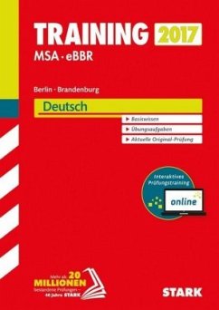 Training MSA - eBBR 2017 Berlin / Brandenburg - Deutsch, inkl. Online-Prüfungstraining