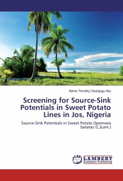 Screening for Source-Sink Potentials in Sweet Potato Lines in Jos, Nigeria
