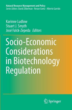 Socio-Economic Considerations in Biotechnology Regulation