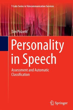 Personality in Speech - Polzehl, Tim