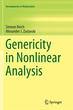 Genericity in Nonlinear Analysis - Reich, Simeon;Zaslavski, Alexander J.