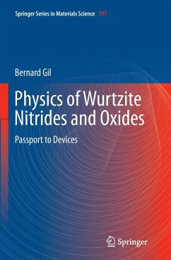 Physics of Wurtzite Nitrides and Oxides - Gil, Bernard