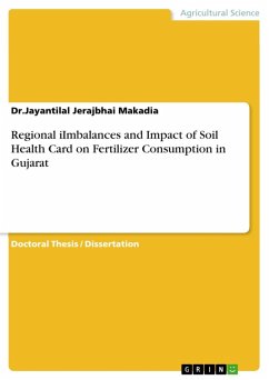 Regional iImbalances and Impact of Soil Health Card on Fertilizer Consumption in Gujarat (eBook, ePUB)