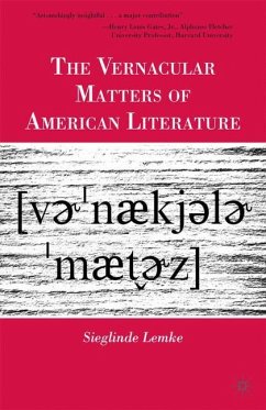 The Vernacular Matters of American Literature - Lemke, S.