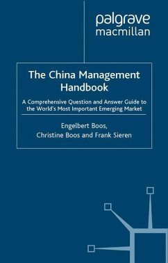 The China Management Handbook - Sieren, F.;Boos, E.