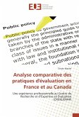 Analyse comparative des pratiques d'évaluation en France et au Canada