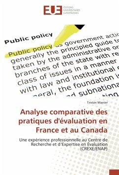 Analyse comparative des pratiques d'évaluation en France et au Canada - Manier, Tristan