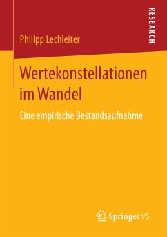 Wertekonstellationen im Wandel - Lechleiter, Philipp