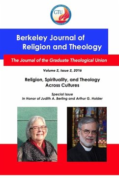 Berkeley Journal of Religion and Theology, Vol.2, No. 2 - Gtu, Bjrt