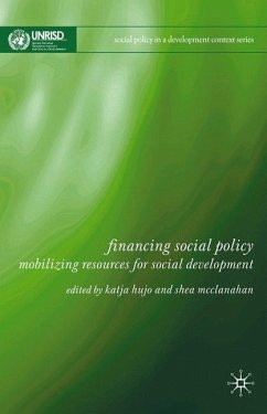Financing Social Policy - McClanahan, Shea; Hujo, Katja
