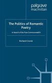 The Politics of Romantic Poetry