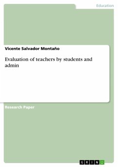 Evaluation of teachers by students and admin