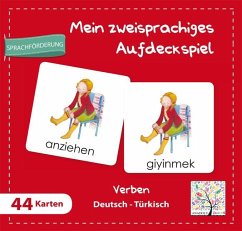 Cover Mein zweisprachiges Aufdeckspiel, Verben Deutsch-Türkisch (Kinderspiel)