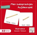 Mein zweisprachiges Aufdeckspiel, Gegensätze Deutsch-Türkisch (Kinderspiel)