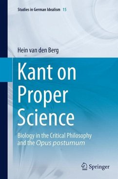 Kant on Proper Science - van den Berg, Hein