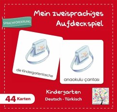 Mein Zweisprachiges Aufdeckspiell, Kindergarten Deutsch-Türkisch (Kinderspiel)