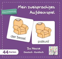 Mein zweisprachiges Aufdeckspiel, Zu Hause Deutsch-Kurdisch (Kinderspiel)