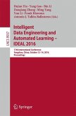Intelligent Data Engineering and Automated Learning ¿ IDEAL 2016