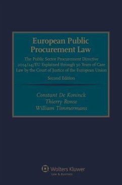 European Public Procurement Law - Koninck, Constant de; Ronse, Thierry