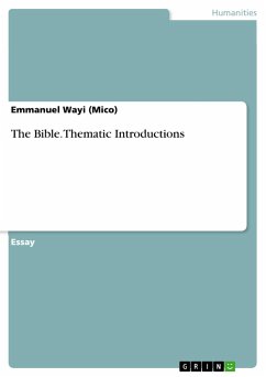 The Bible. Thematic Introductions - Wayi, Emmanuel