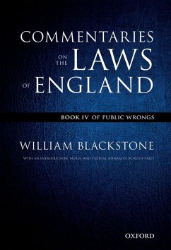 Cover Commentaries on the Laws of England (eBook, ePUB)
