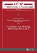 Translation and Meaning. New Series,... - Bild 1