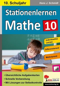 Stationenlernen Mathe / Klasse 10 (eBook, PDF) - Schmidt, Hans-J.